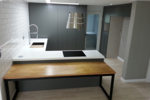 수원 한일타운 아파트: 고급 주방가구로 완성한 세련된 인테리어